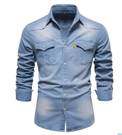 Slim Casual Indigo Shirt