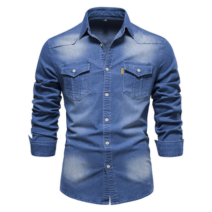 Slim Casual Indigo Shirt