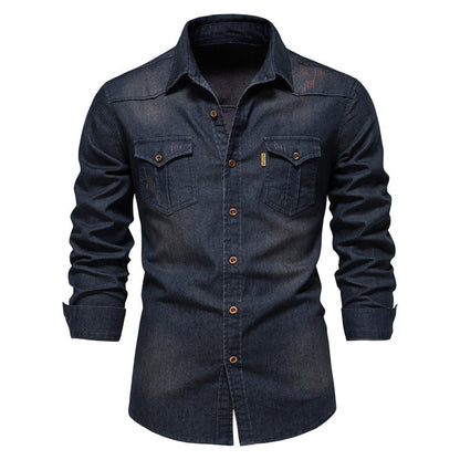 Slim Casual Indigo Shirt