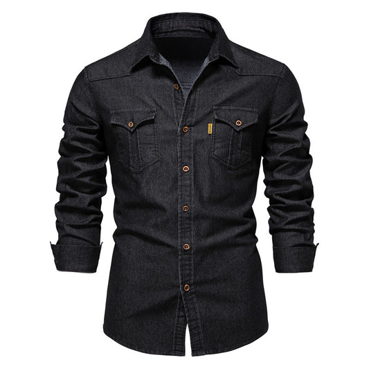 Slim Casual Indigo Shirt