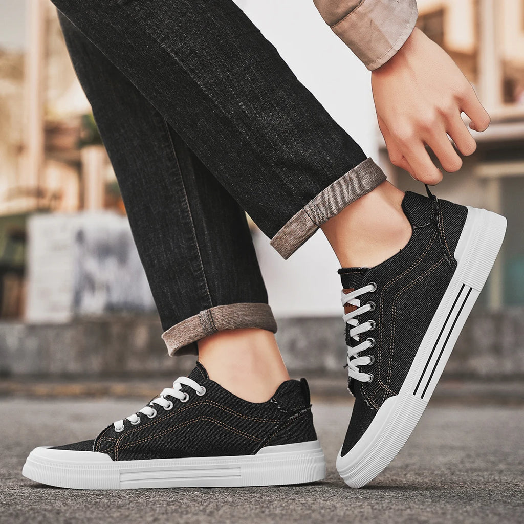 Men's Canvas Skateboarding Shoes | Raw Street™ Low-Tops