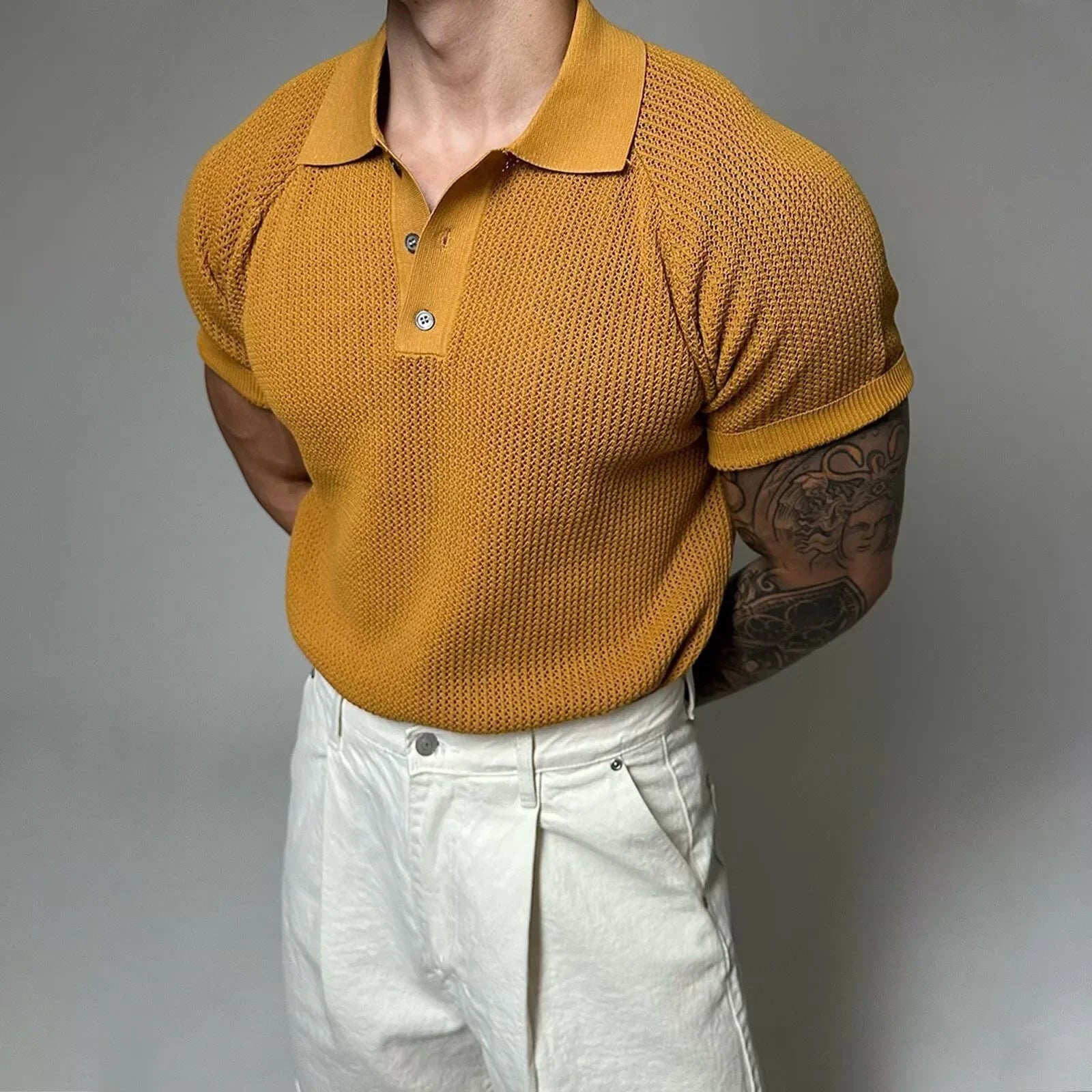 Men's Breathable Performance Polo Shirt | BreathCore™ Casual Tech Polo