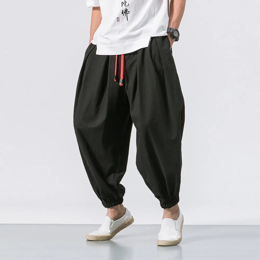 Drop Crotch Casual Pants | ZenFit™ Relaxed Trousers