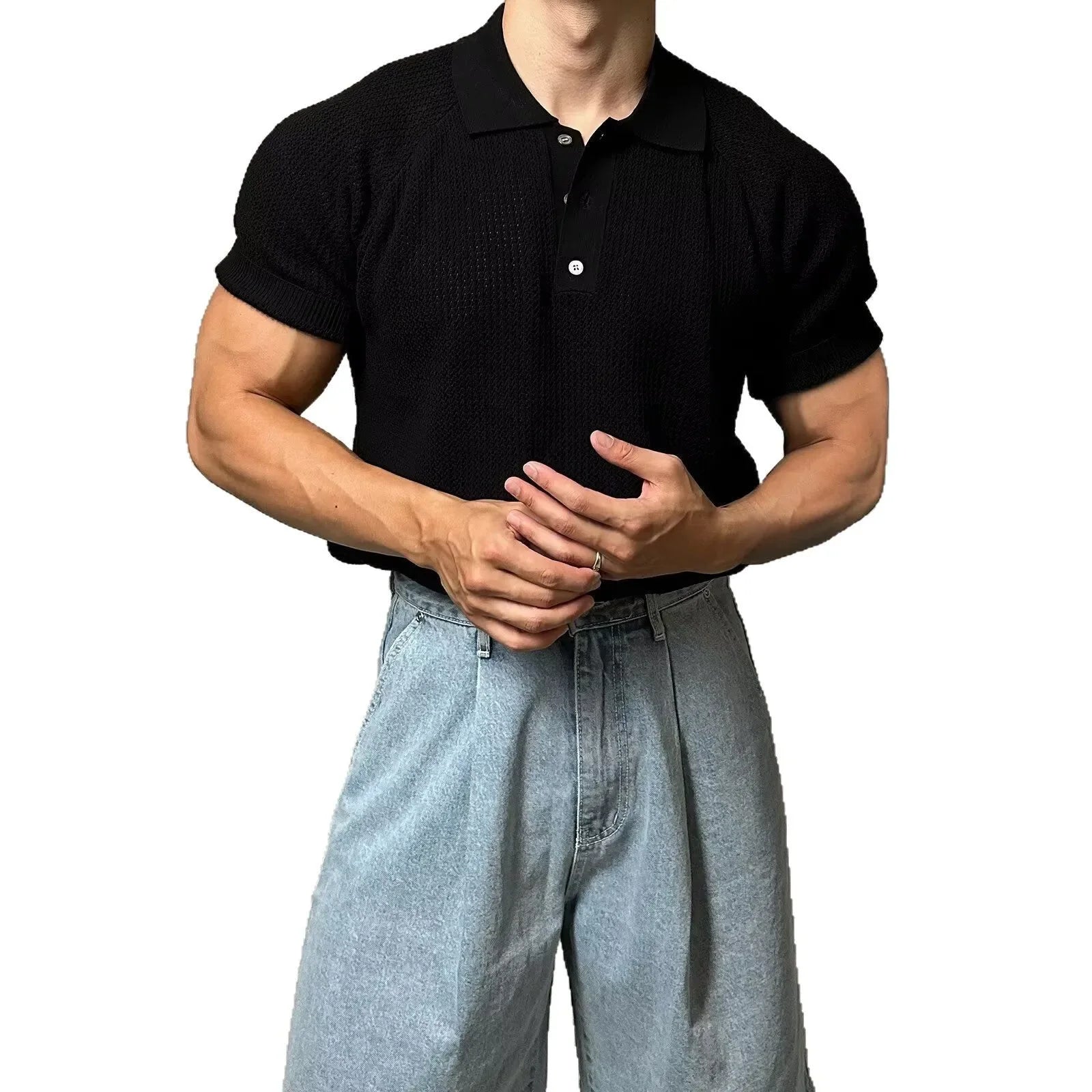 Men's Breathable Performance Polo Shirt | BreathCore™ Casual Tech Polo