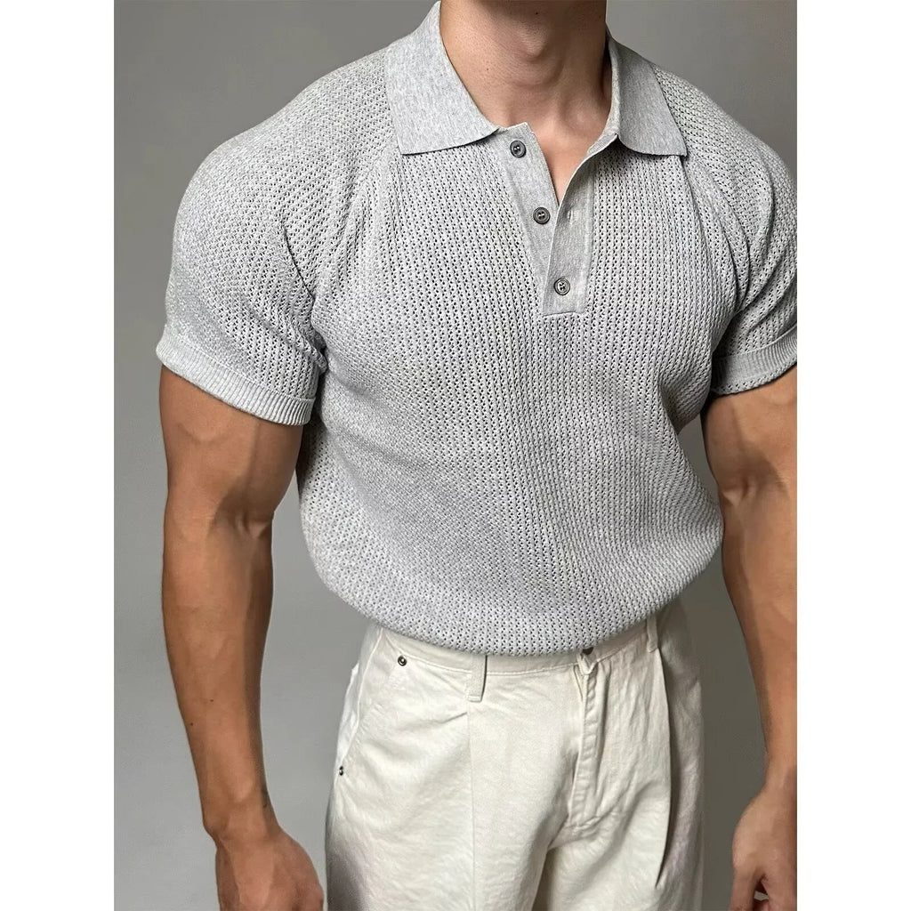 Men's Breathable Performance Polo Shirt | BreathCore™ Casual Tech Polo
