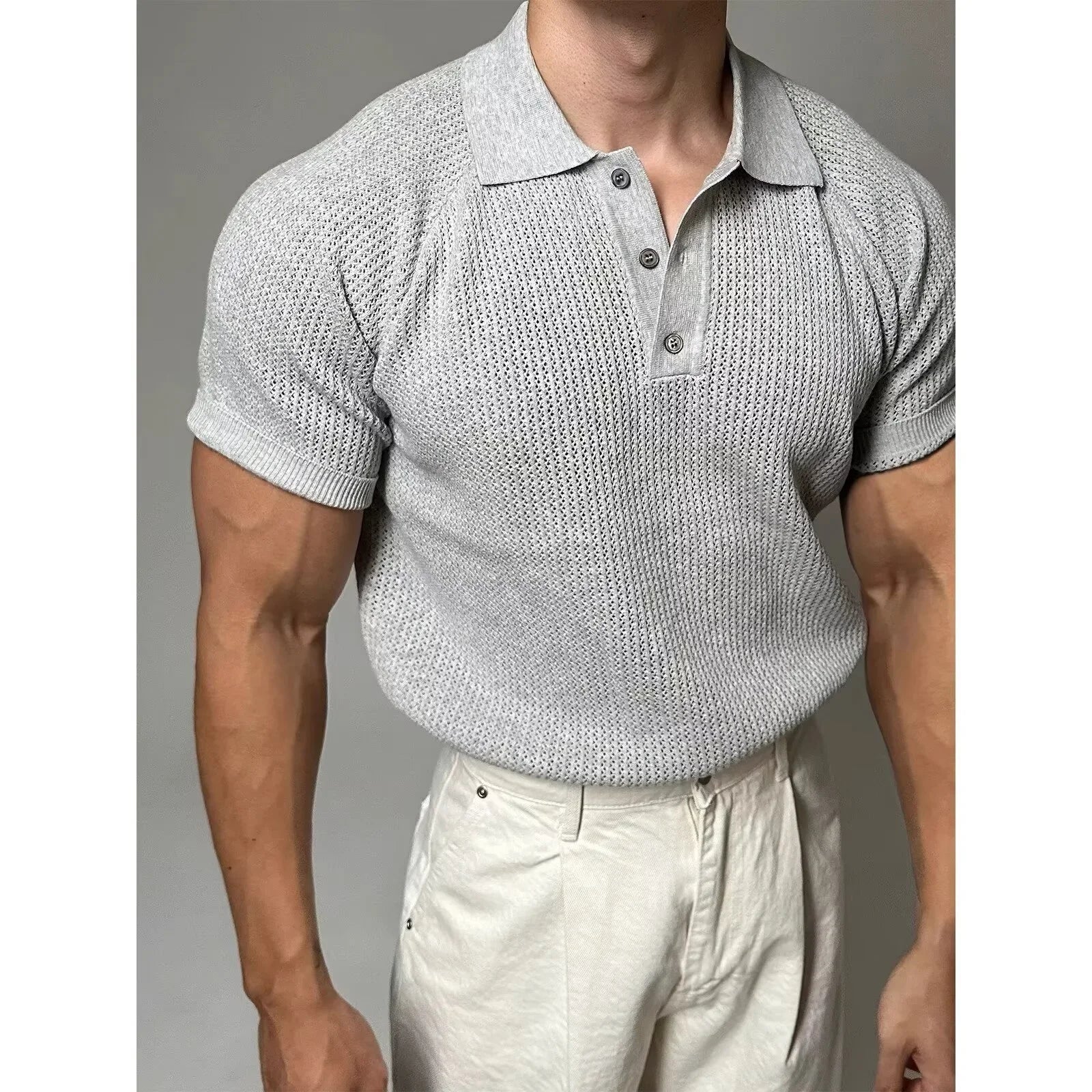 Men's Breathable Performance Polo Shirt | BreathCore™ Casual Tech Polo