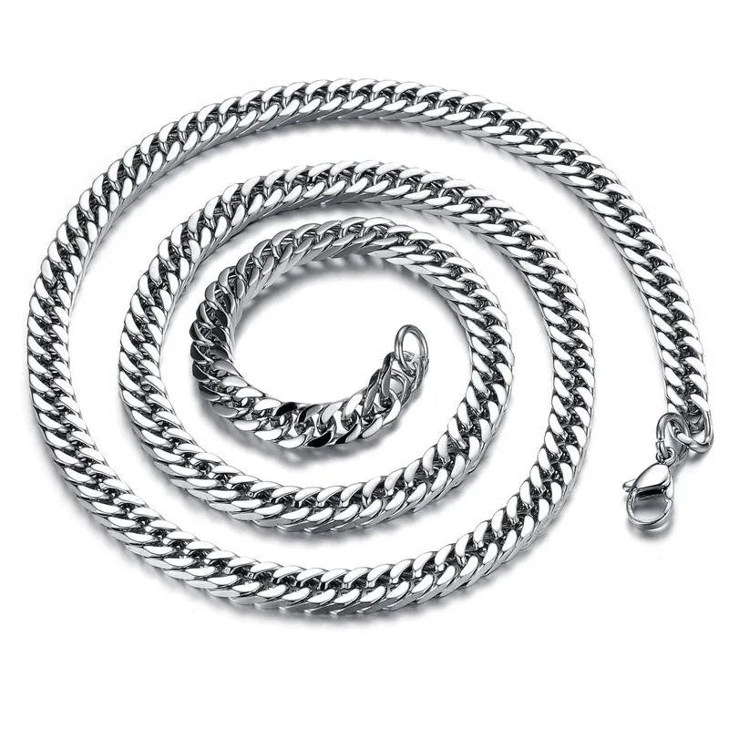 Men's Retro Cuban Link Chain | Hip Hop Style Necklace