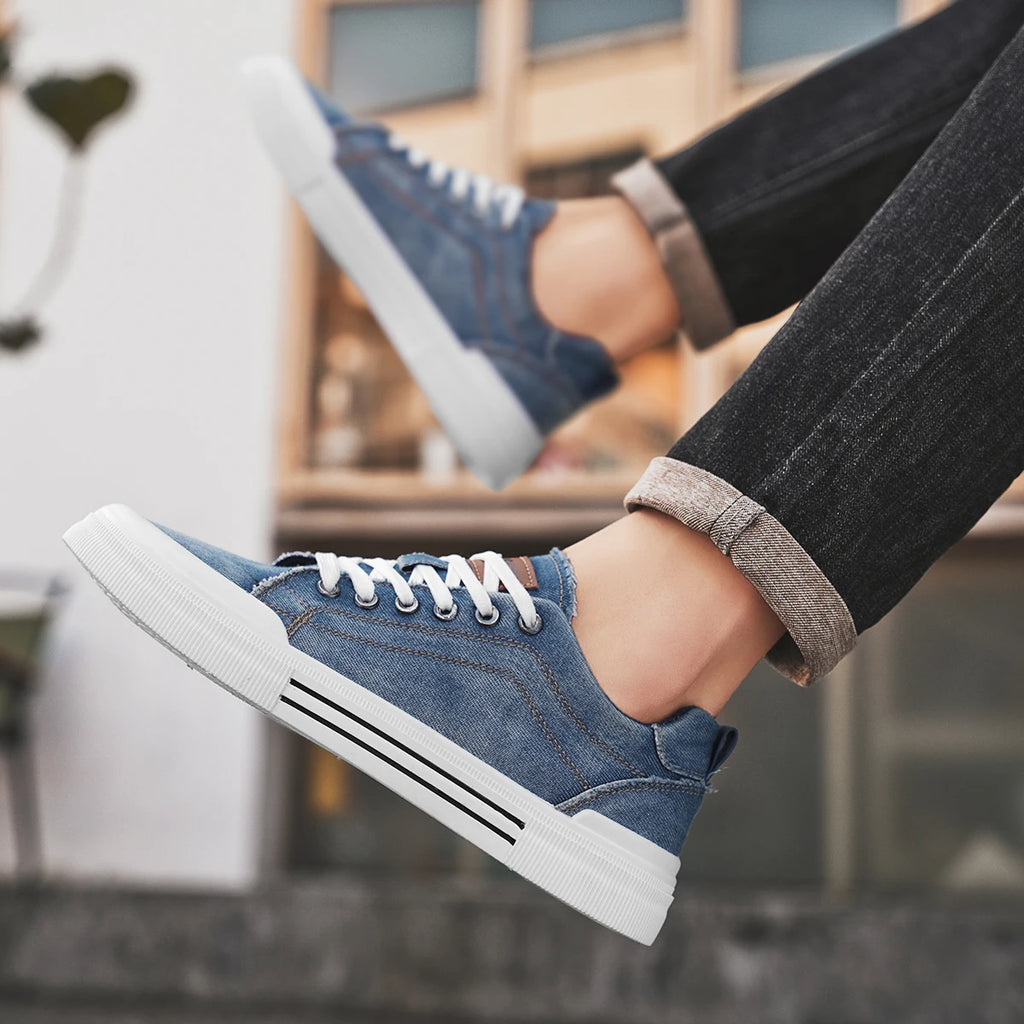 Men's Canvas Skateboarding Shoes | Raw Street™ Low-Tops
