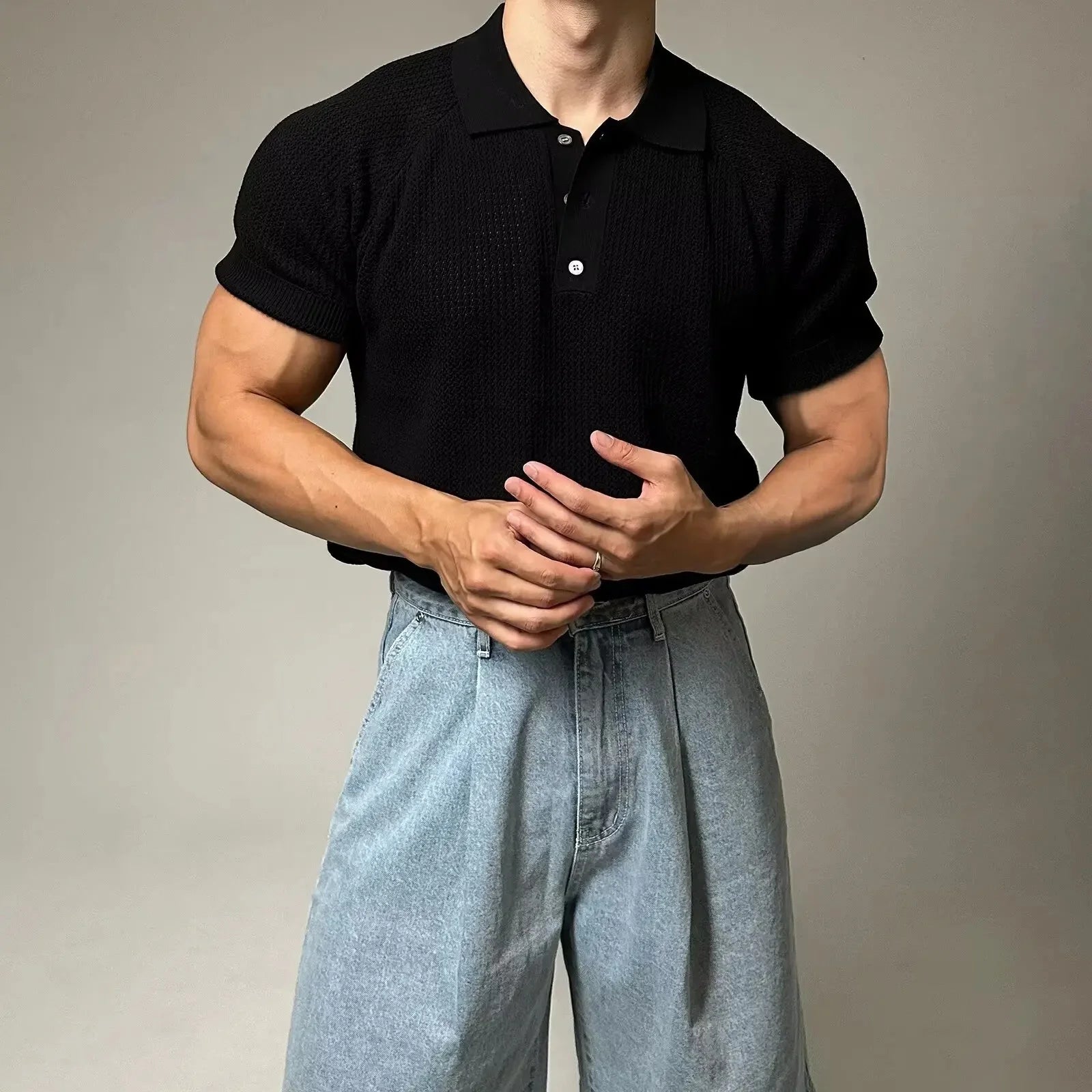 Men's Breathable Performance Polo Shirt | BreathCore™ Casual Tech Polo