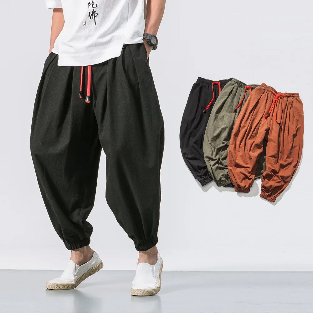 Drop Crotch Casual Pants | ZenFit™ Relaxed Trousers