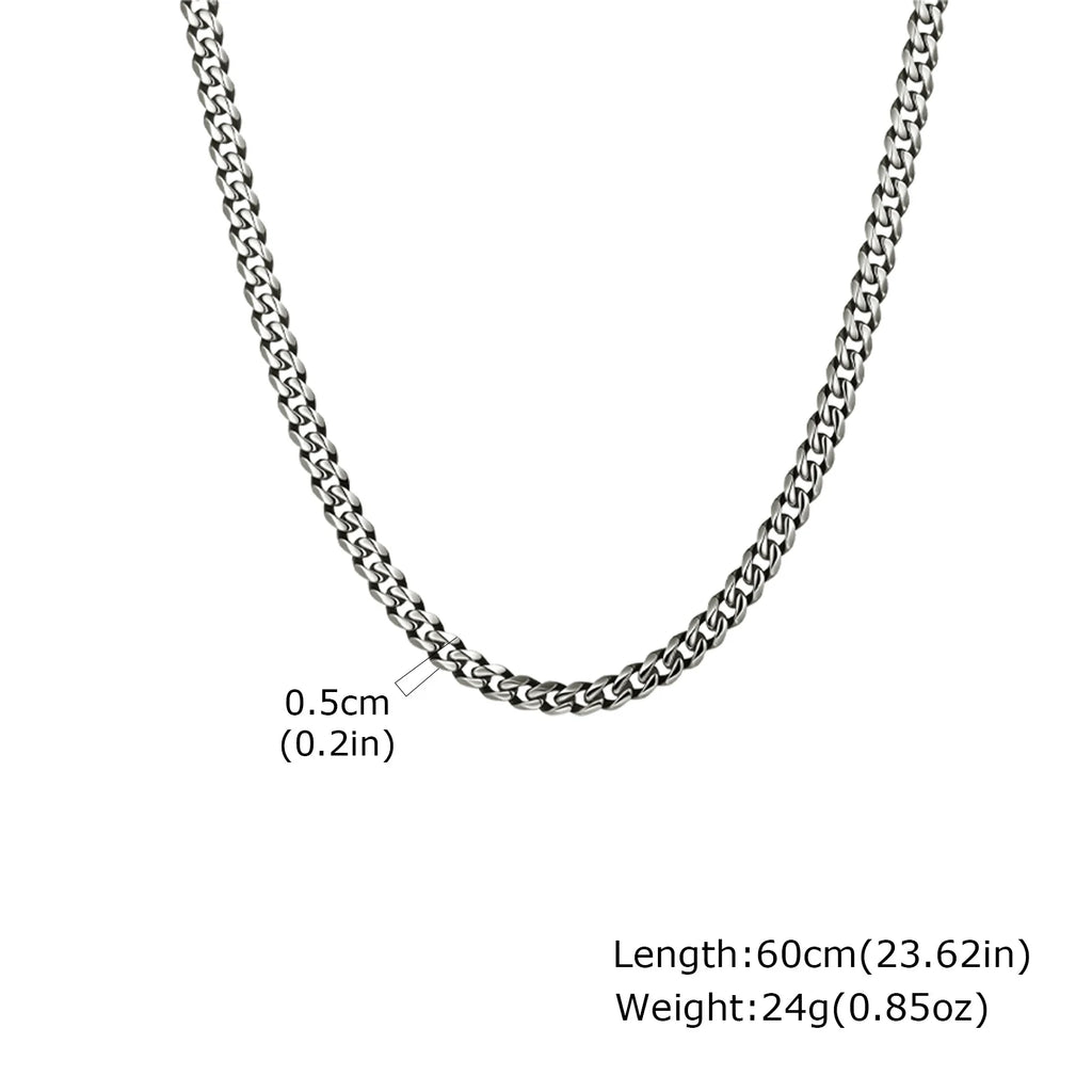 Classic Curb Link Chain Necklace