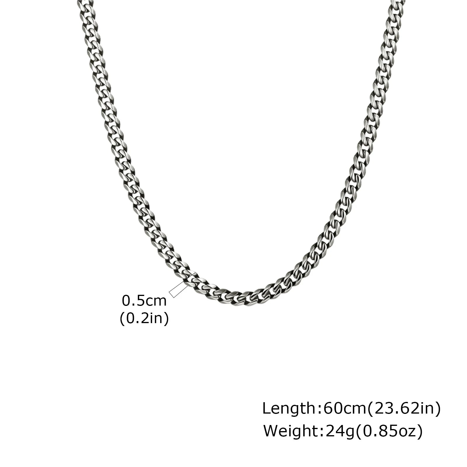 Classic Curb Link Chain Necklace