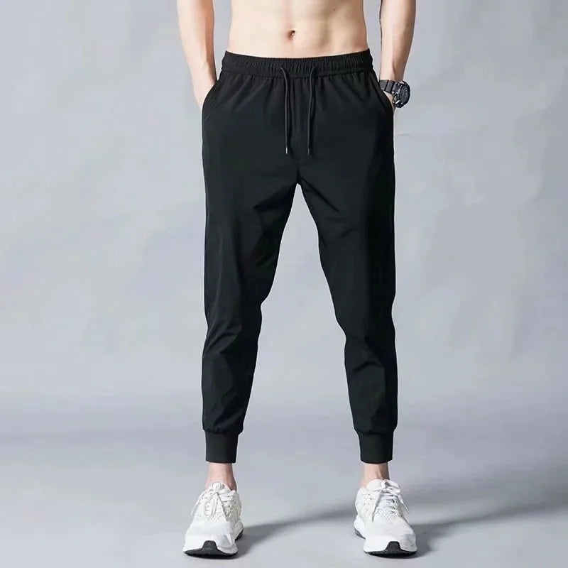 Slim-Fit Tapered Trousers | Korean Street Fashion