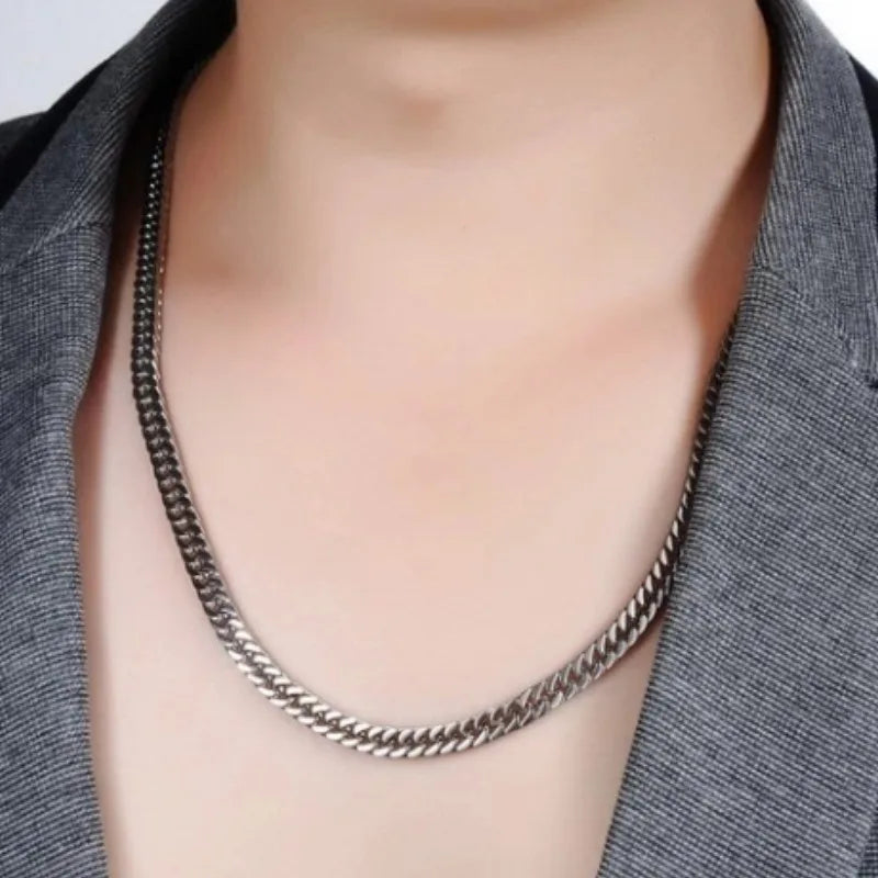 Men's Retro Cuban Link Chain | Hip Hop Style Necklace