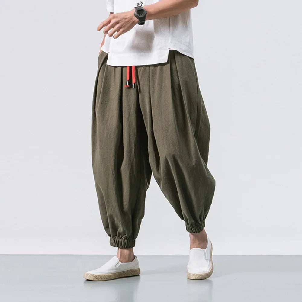 Drop Crotch Casual Pants | ZenFit™ Relaxed Trousers
