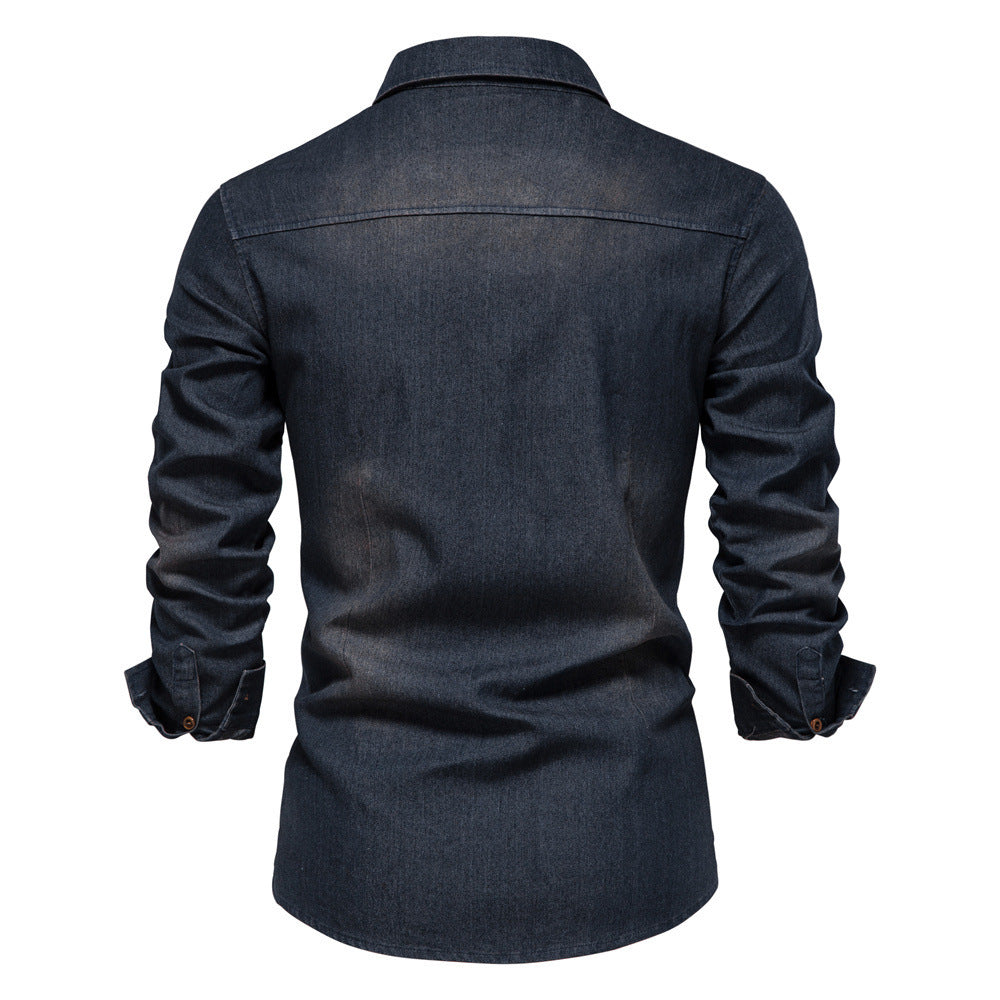 Slim Casual Indigo Shirt