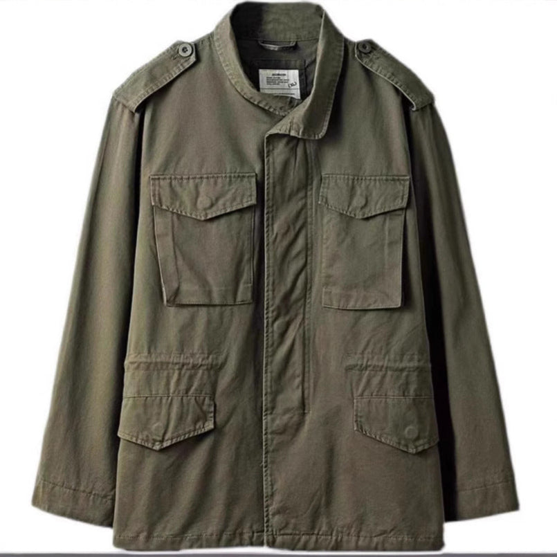 Vietnam-Era M65 Jacket - Black & Green